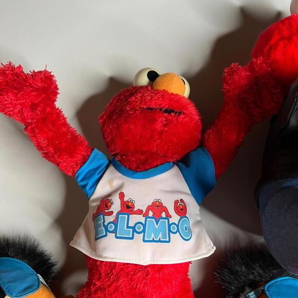 Vintage Sesame Street Elmo & Ernie Plush Lot TYCO Fisher-Price 1990s Talking - Picture 12 of 15